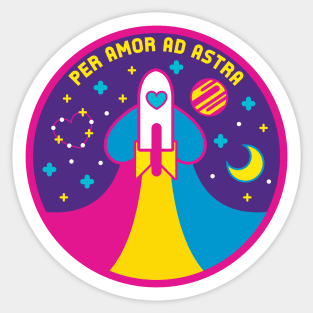 Space Pride - Pansexual Flag Sticker